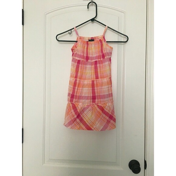 Faded Glory Other - Faded Glory Plaid Sleeveless Cami Dress Spaghetti Straps Toddler Girls Size 4T